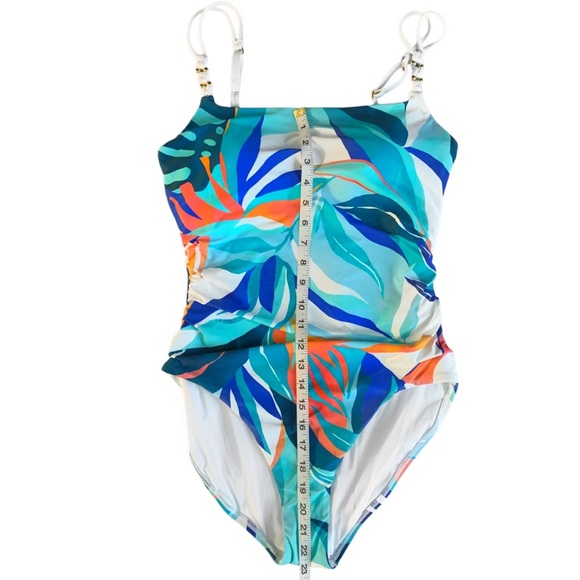 LA BLANCA Tropical Print One Piece Swim! - Picture 3 of 7